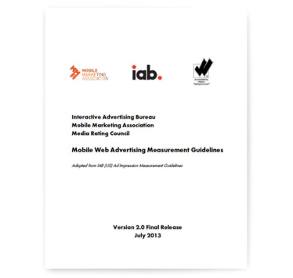 Mobile Web Advertising Measurement Guidelines