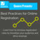 Quaero's Best Practices for Online Registration