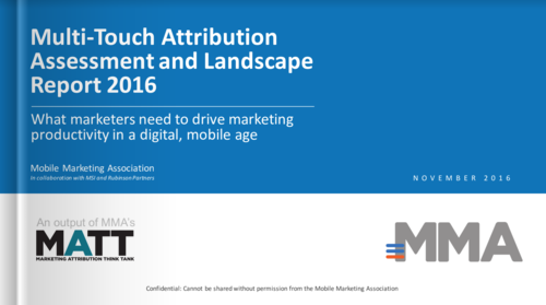 Multi-Touch Attribution Assessment and Landscape Report 2016