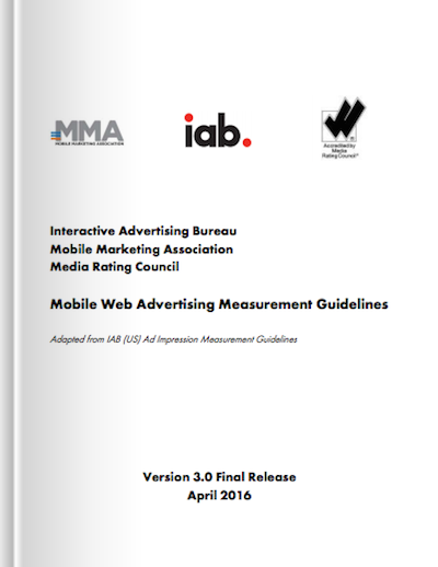 Mobile Web Advertising Measurement Guidelines
