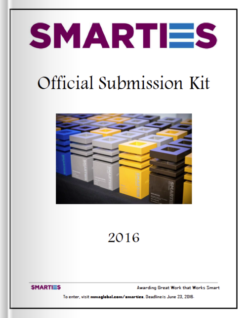 The Smarties 2016 Official Submission Kit