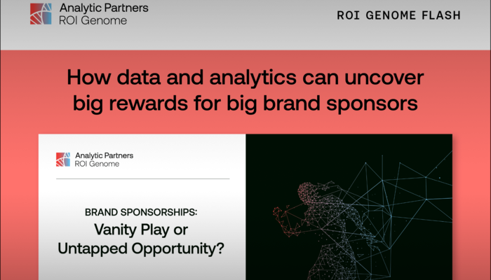 ROI Genome Flash: Brand Sponsorships