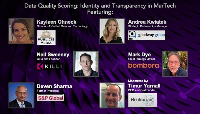 Neutronian webinar with industry expert perspective on the importance of a standardized data quality framework.