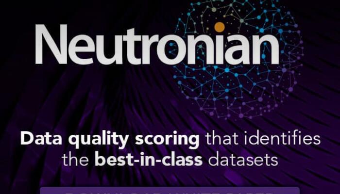 Data quality scoring that identifies the best in class datasets