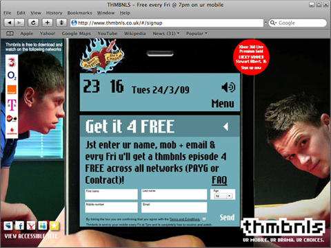 www.thmbnls.co.uk - Thmbnls website, sign-up Thmbnls webite - www.thmnls.co.uk