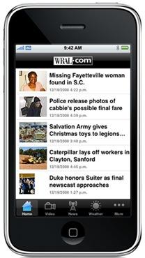 WRAL iPhone App WRAL iPhone App